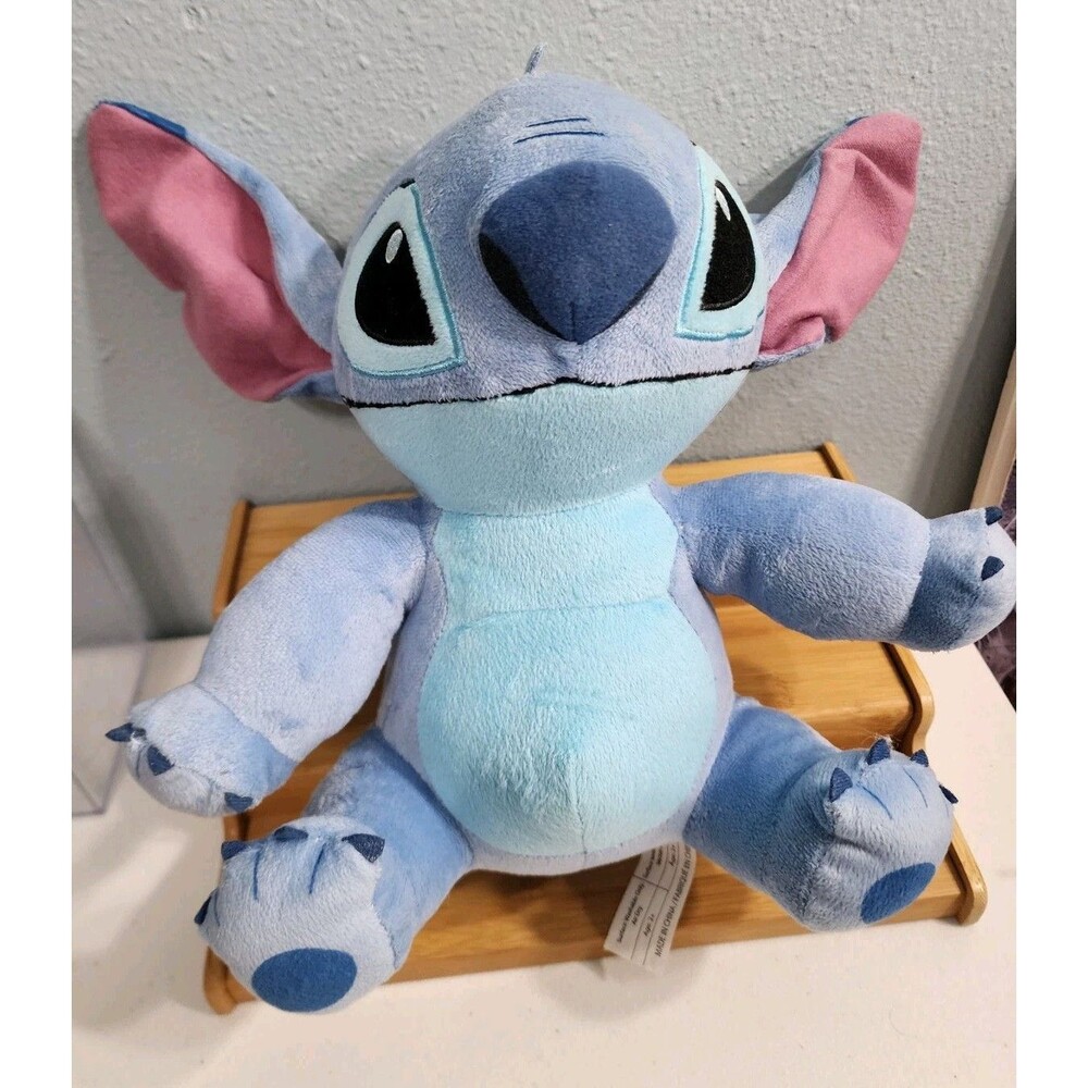 Disney Lilo & Stitch STITCH 10" Plush Blue Sitting Stuffed Animal Toy